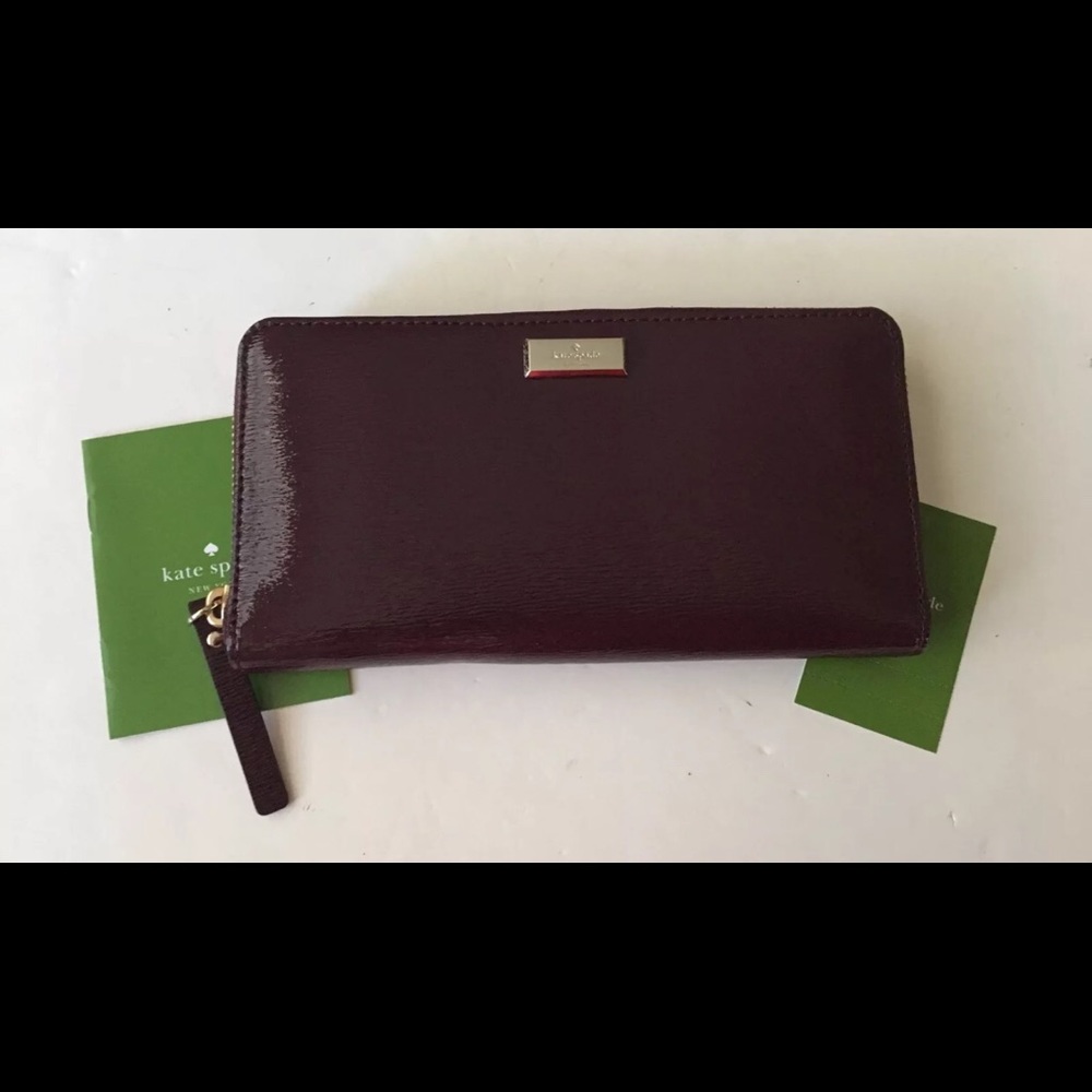 Kate spade neda bixby mulledwine zip wallet